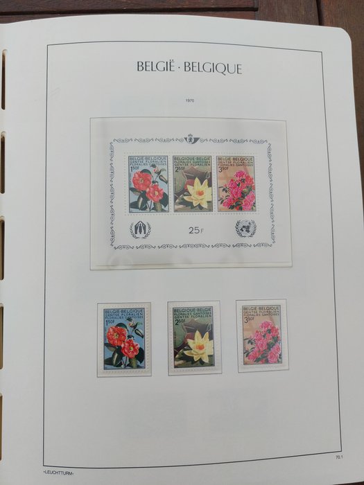 Belgien  - 1970/1989 MNH + blokke - OBP 1970/1989