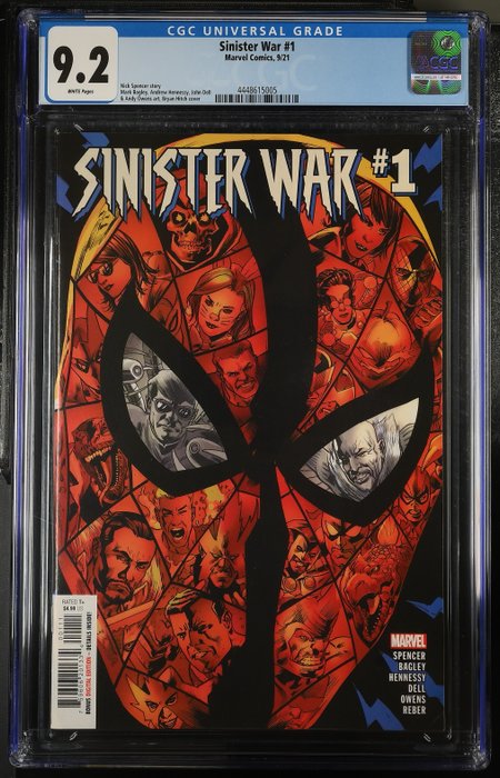 Sinister War #1 - 1 Graded comic - Første udgave/genoptryk - CGC 9.2