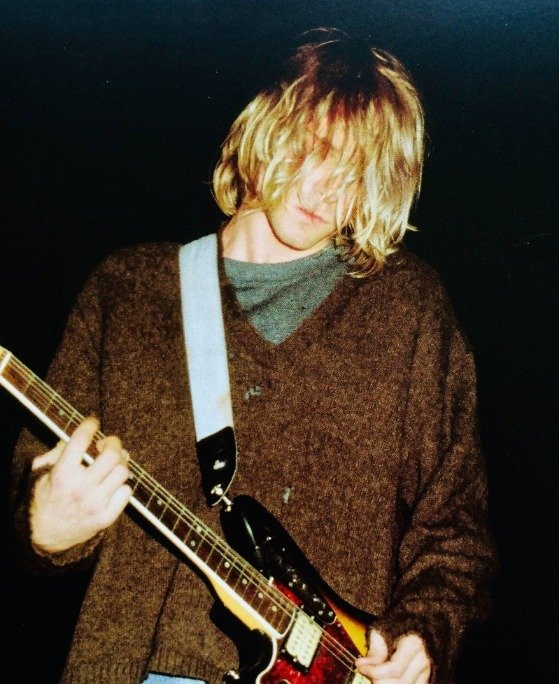 Nirvana Kurt Cobain - Signed Photo by the Photographer Karen Mason Blair - 20x25 cm - Signed memorabilia - Photo