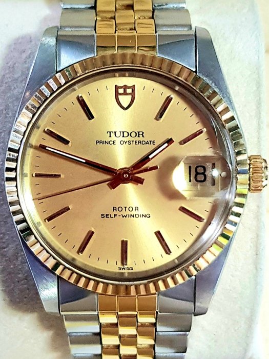 Tudor - Prince Oysterdate - Ingen mindstepris - Ref 72033 "Gold Dial" - Unisex - 1980-1989