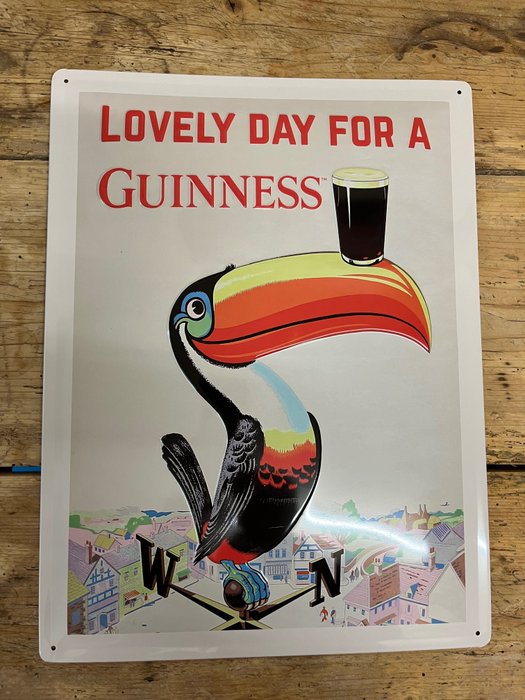 Guinness - Reklameplakat - Metal