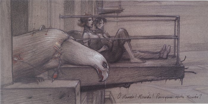 Enki Bilal (1951) - Roméo et Juliette : Signe fatal (ensemble de trois lots)