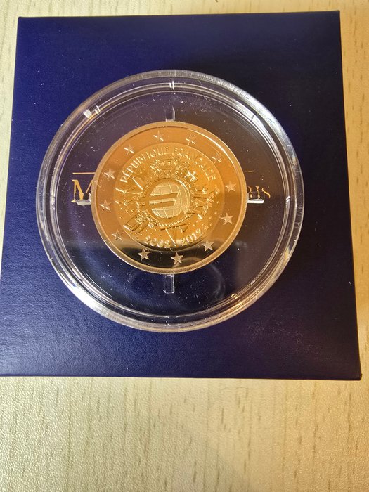 Frankrig. 2 Euro 2012 "10 Anos Euro" Proof  (Ingen mindstepris)