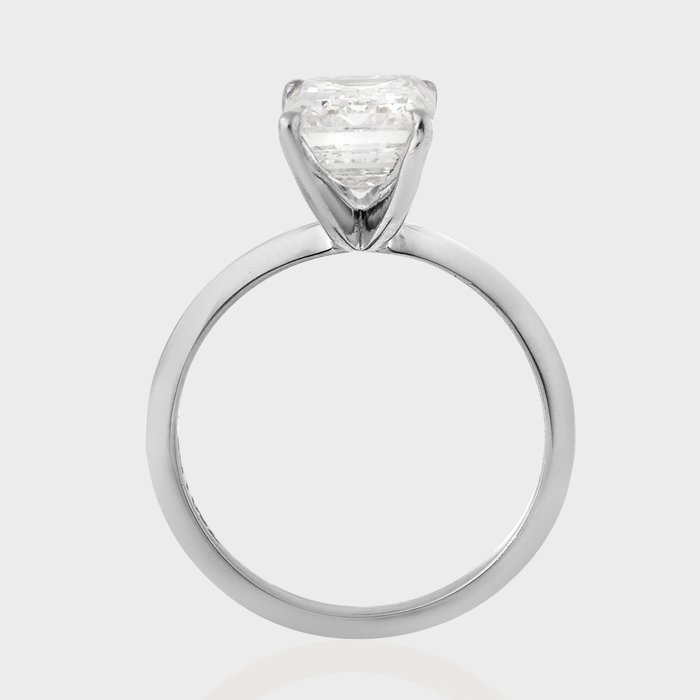 Ingen mindstepris - Ring - 18 kraat Hvidguld -  3.04ct. tw. Diamant (Laboratoriedyrket) - IGI F VVS2