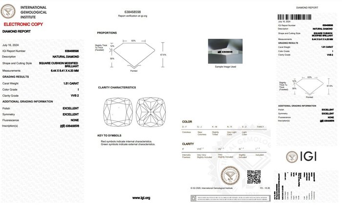 Øreringe - 18 kraat Rosaguld -  3.04ct. tw. Diamant (Natur) - Ideelt slebne diamanter