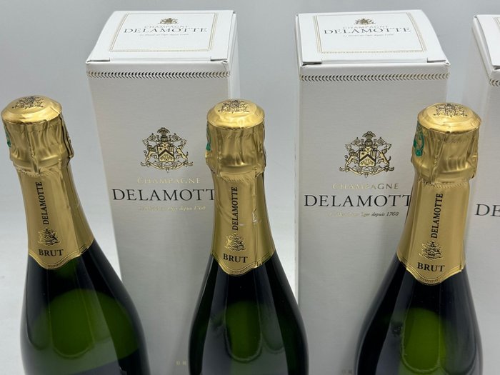 Delamotte - Champagne Brut - 3 Flasker (0,75 L)