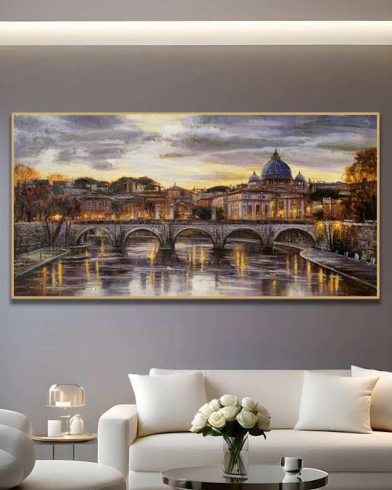 StefanoArt - Rome at Dusk