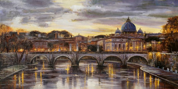 StefanoArt - Rome at Dusk