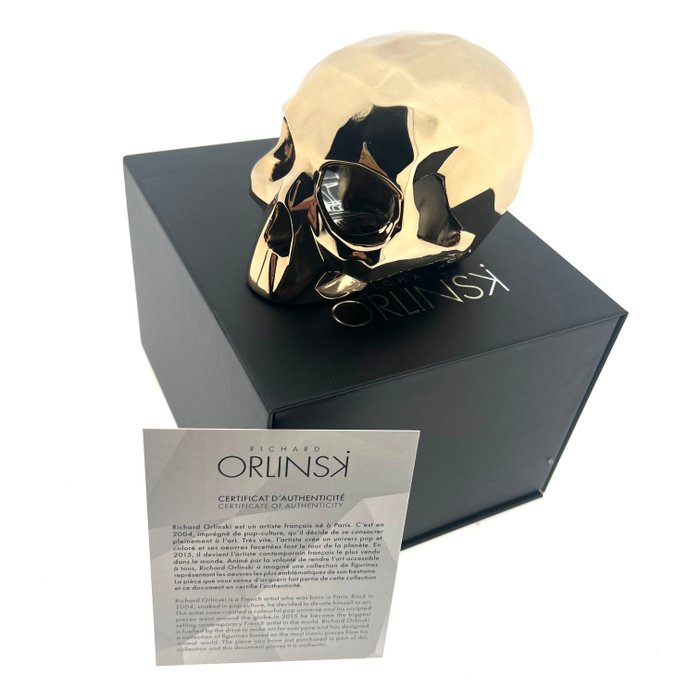 Richard Orlinski (1966) - Skull Spirit incl COA