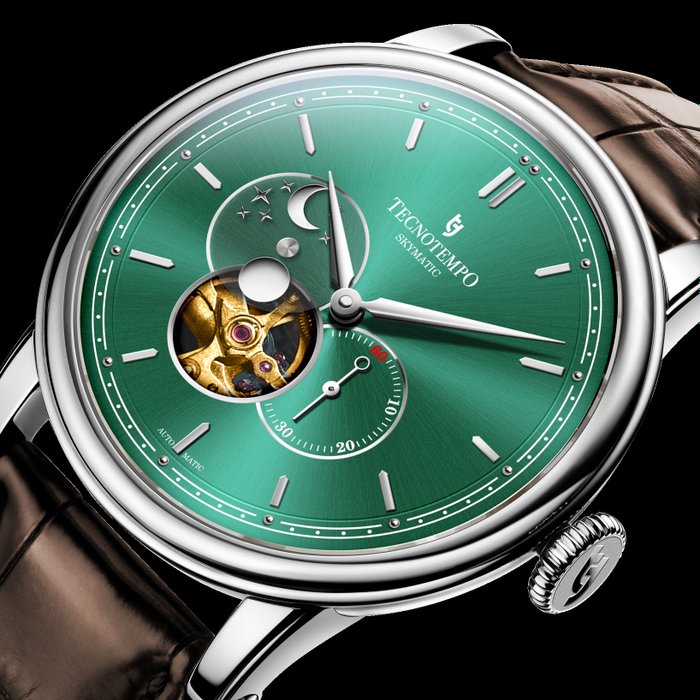 Tecnotempo - "Skymatic" - Green Dial - - TTSKMGR - Mænd - 2011-nu