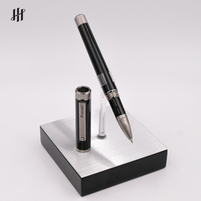 Montegrappa - Zero - Gun-metal Ruthenium (ISZETRBL) - Rollerpen