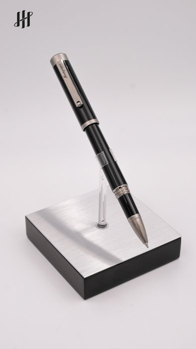 Montegrappa - Zero - Gun-metal Ruthenium (ISZETRBL) - Rollerpen