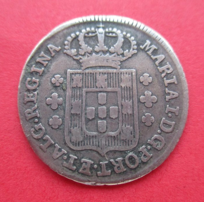 Portugal. D. Maria I (1786-1799). 6 Vintens (120 Reis) 1799  (Ingen mindstepris)