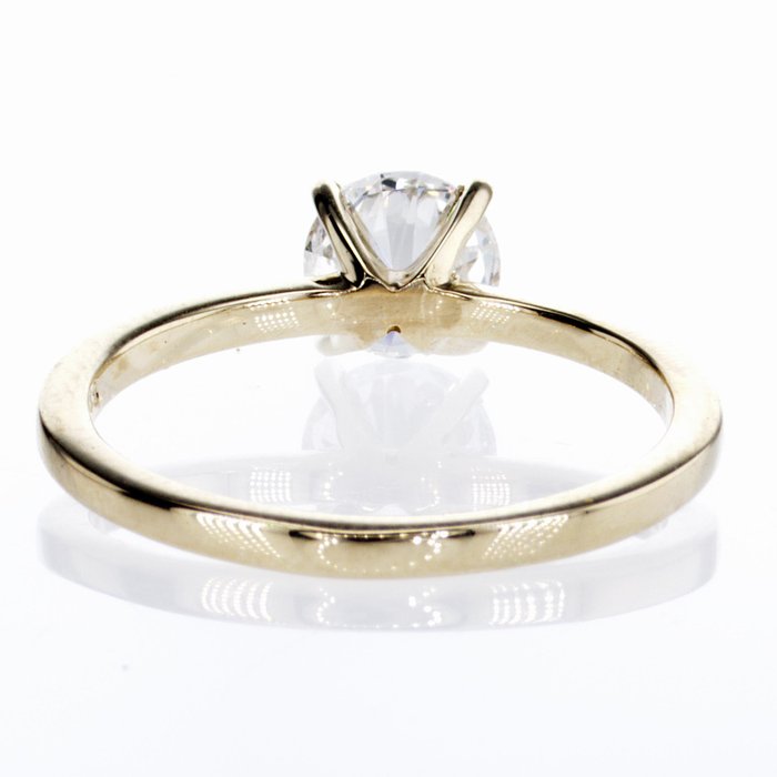 Ingen mindstepris - Forlovelsesring - 14 karat Gulguld -  1.02ct. tw. Diamant (Natur)