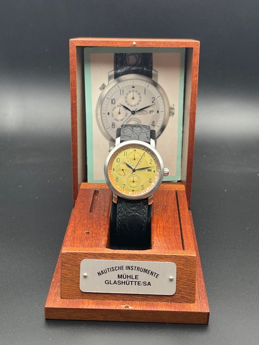 Mühle Glashütte - Business-Timer - M1-30-65 - Mænd - 2000-2010