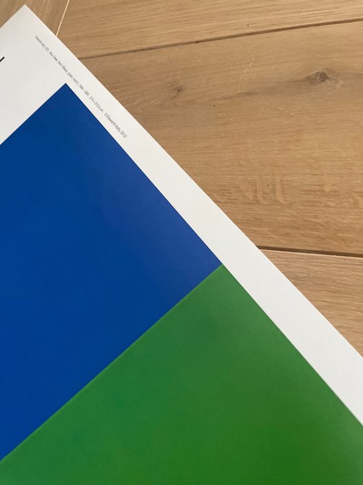 Ellsworth Kelly (after) - Blue, Green, Red I, exhibition poster Stendelijk Amsterdam, printed 2012