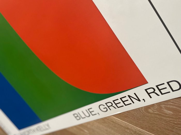 Ellsworth Kelly (after) - Blue, Green, Red I, exhibition poster Stendelijk Amsterdam, printed 2012