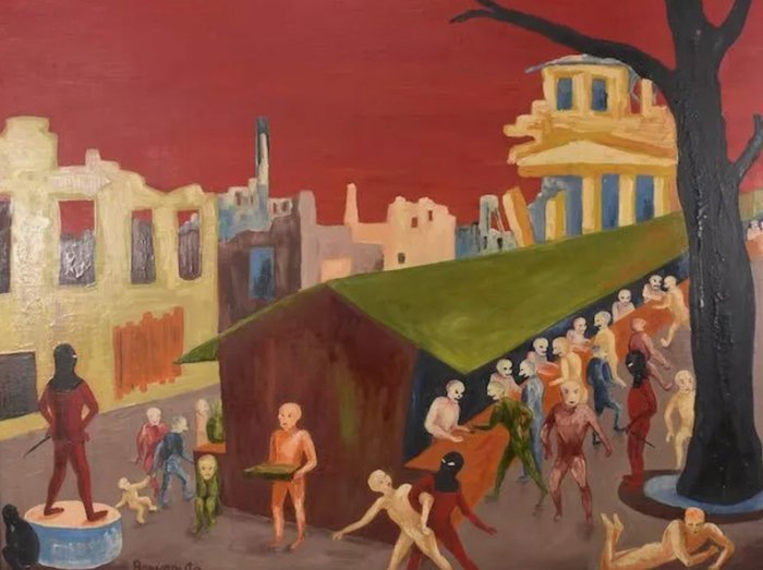 Benvenuto (1951) - Surreal city