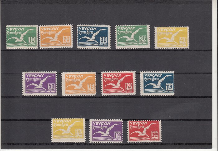 Uruguay 1928 - Mnh Airmail-serien - Michel nr 366/378