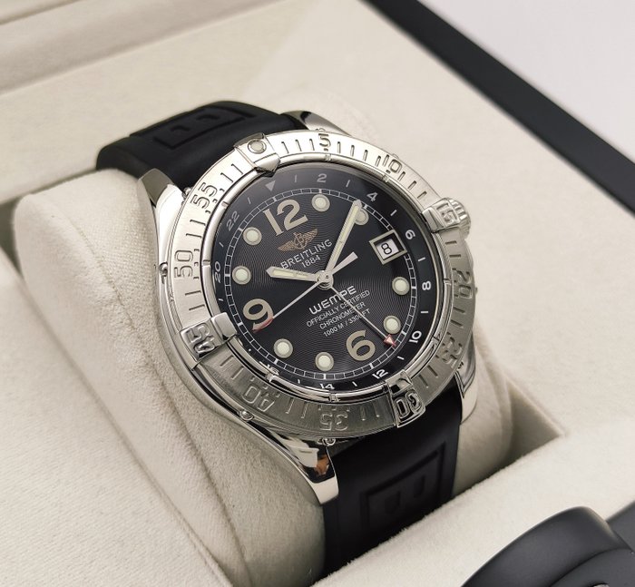 Breitling - Superocean Steelfish GMT Wempe Anniversary Edition - A32360 - Mænd - 2000-2010