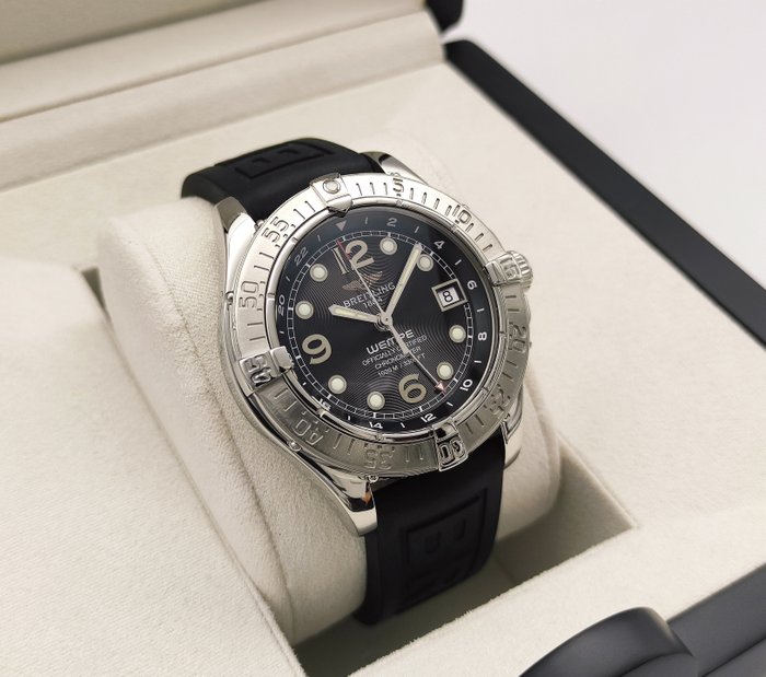 Breitling - Superocean Steelfish GMT Wempe Anniversary Edition - A32360 - Mænd - 2000-2010