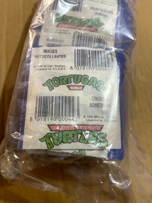 Panini Teenage Mutant Ninja Turtles Sticker  Packs Unopened 1995 TMNT - 50 Pack