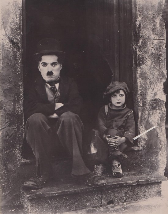 Unknown - Charlie Chaplin's and Jackie Coogan, from "The Kid".