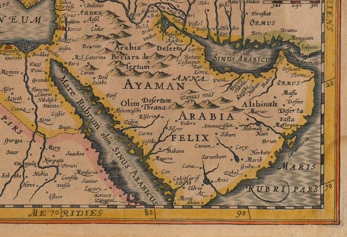 Midden-Oosten - Tyrkiet, Grækenland, Egypten, Saudi-Arabien; Petrus Kaerius / J.E. Cloppenburgh - Turcici Imperii Imago - 1632