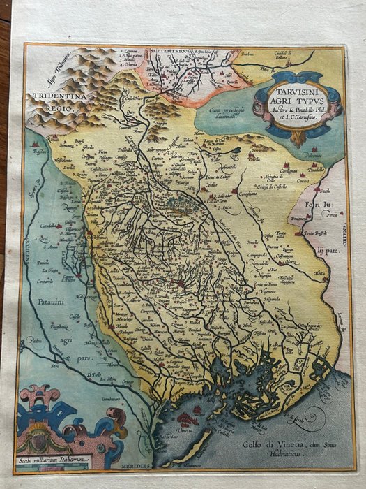 Italien - Treviso / Veneto; Abraham ORTELIUS - TARVISINI AGRI TYPUS - 1561-1580