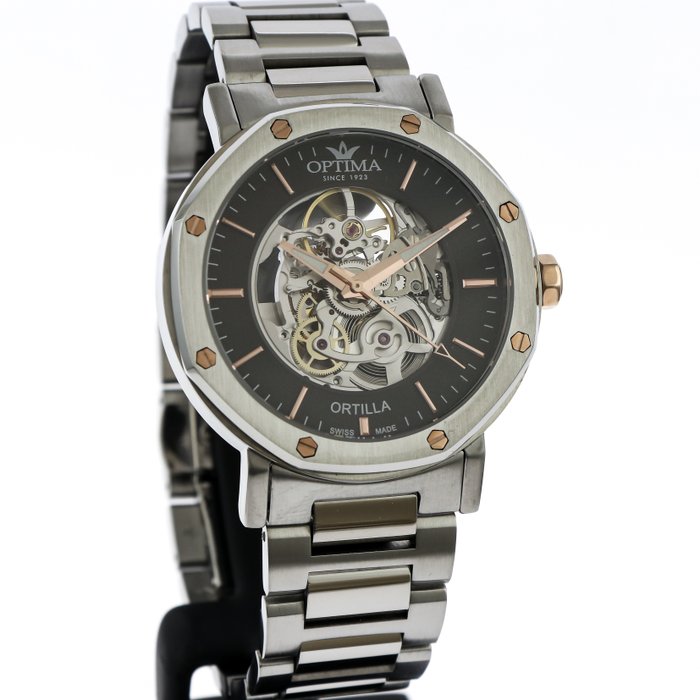 Optima - Ortilla Skeleton - Swiss automatic - OSA466SK-SR-3 - Ingen mindstepris - Mænd - 2011-nu