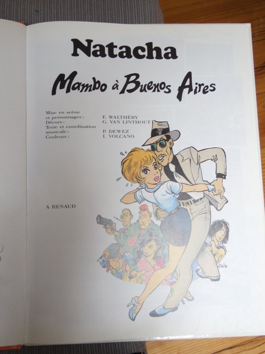 Natacha - Mambo à Buenos Aires + dédicace - C - 1 Album - Første udgave - 1990