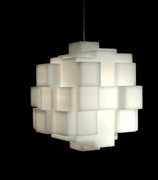 Dark - Chris Jackson - Loftslampe - Metropolis - The Cube NY City Lamp - Plast