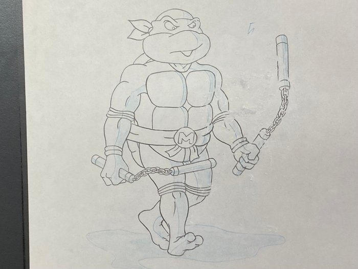 Teenage Mutant Ninja Turtles (Murakami-Wolf-Swenson 1987-1996) - 1 Original animationstegning