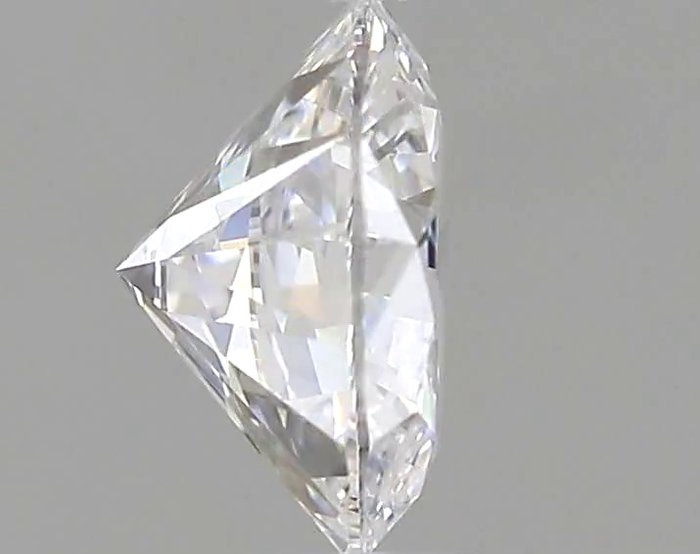 Ingen mindstepris - 1 pcs Diamant  (Natur)  - 0.50 ct - Rund - D (farveløs) - IF - Gemological Institute of America (GIA) - *EX VG*