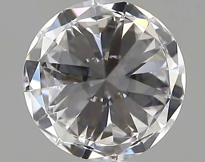 Ingen mindstepris - 1 pcs Diamant  (Natur)  - 0.50 ct - Rund - D (farveløs) - IF - Gemological Institute of America (GIA) - *EX VG*