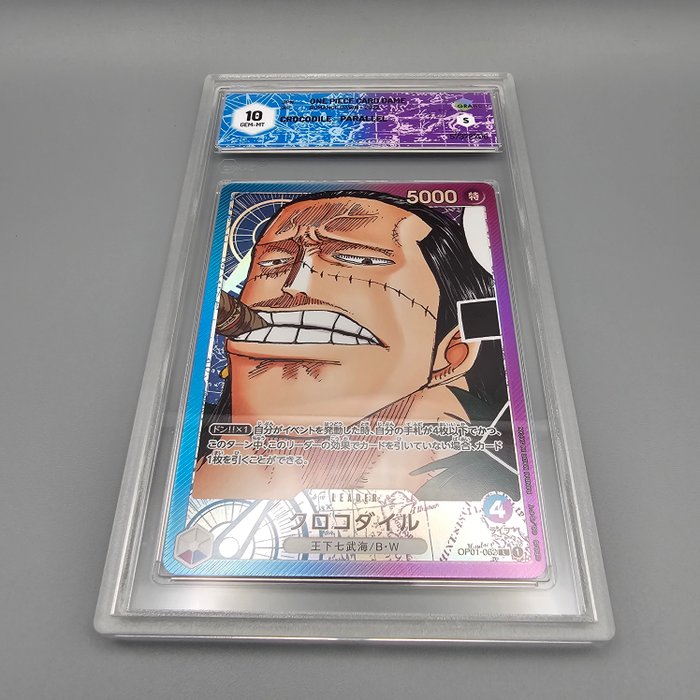 Crocodile [Parallel] OP01-062 L Graded card - Graad 10