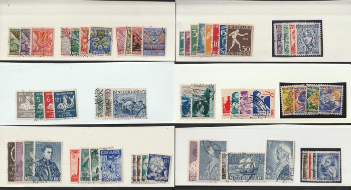 Holland 1925/1999 - MNH samling i DAVO-III Cristal album + stemplet samling