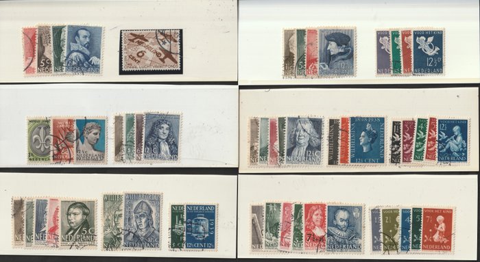 Holland 1925/1999 - MNH samling i DAVO-III Cristal album + stemplet samling