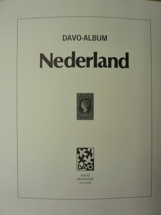 Holland 1925/1999 - MNH samling i DAVO-III Cristal album + stemplet samling