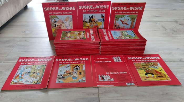 Suske en Wiske 1 t/m 56 - Complete Reeks Het Nieuwsblad / Het Volk / De Gentenaar - 56 Album - Genoptryk - 2003/2006