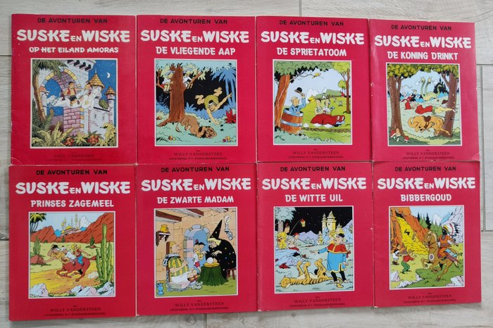 Suske en Wiske 1 t/m 56 - Complete Reeks Het Nieuwsblad / Het Volk / De Gentenaar - 56 Album - Genoptryk - 2003/2006