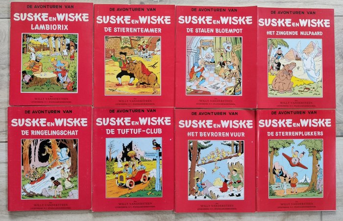 Suske en Wiske 1 t/m 56 - Complete Reeks Het Nieuwsblad / Het Volk / De Gentenaar - 56 Album - Genoptryk - 2003/2006