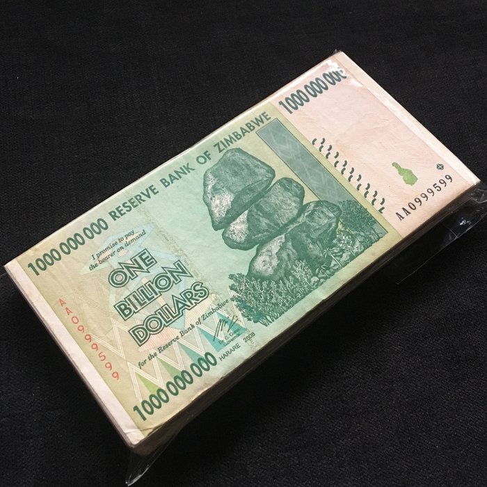 Zimbabwe. - 100 x 1, 5, 10, 20, 50 Billion Dollars 2008 - PIck 83, 84, 85, 86, 87