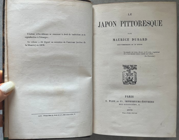 Maurice Dubard - Le Japon pittoresque - 1879