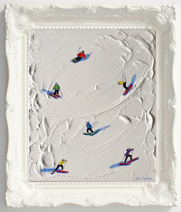 Juli Lampe (1980) - Ski Lovers in the snowy expanses.