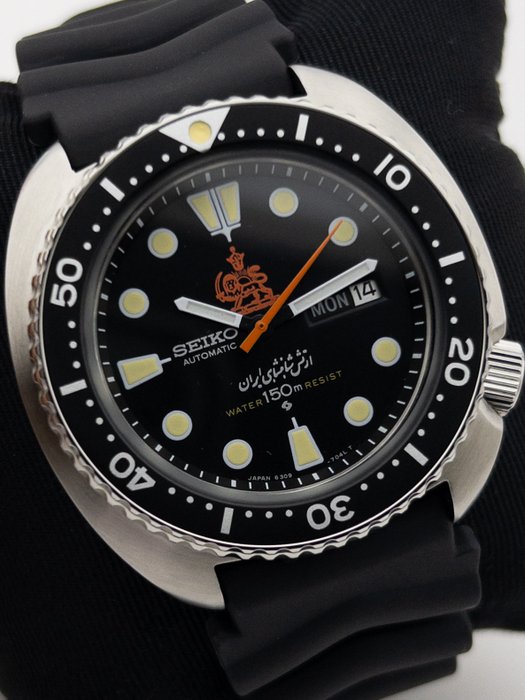 Seiko - Turtle- Iranian Royal Army sport - Ingen mindstepris - 6309-7040 - Mænd - 1970-1979