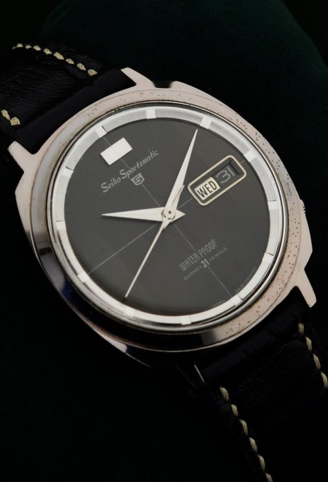 Seiko - Sportsmatic 5 Diashock 21 Jewels - Ingen mindstepris - 6619-7990 - Mænd - 1960-1969