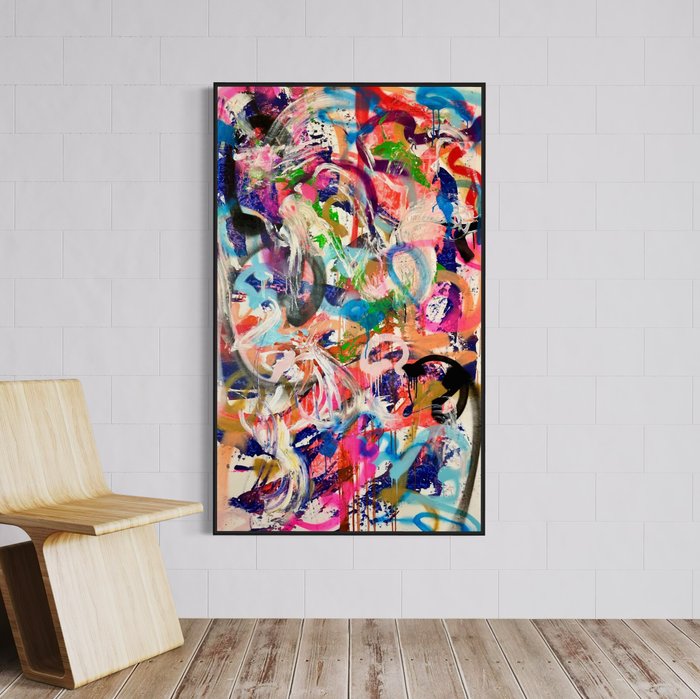 Timo Wedell (1994) - Colorfull Argument Abstract - XXL