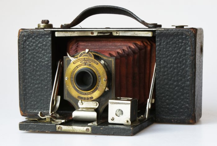 Kodak No. 2 Folding Pocket Brownie Model B Mellemformat kamera