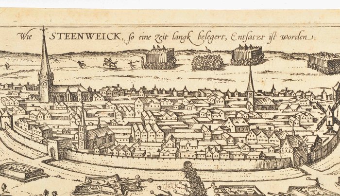 Holland - Steenwijk; F. Hogenberg - Ontzet van Steenwijk - 1581-1600